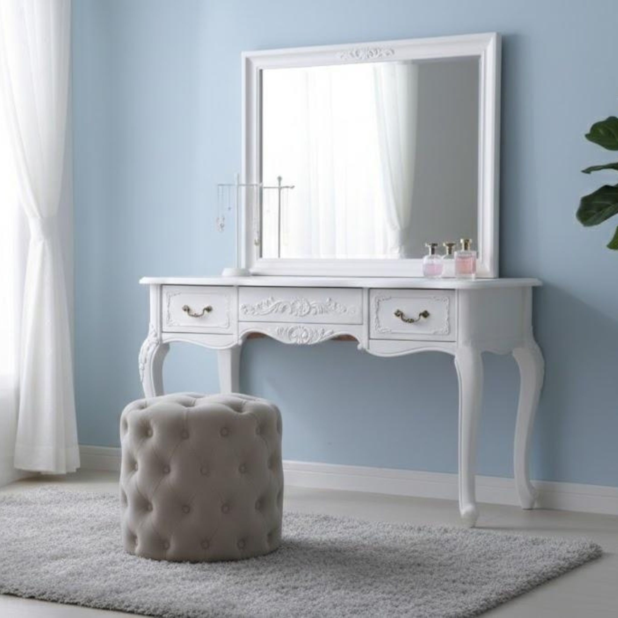 KINOKO Pouf Beige Velvet