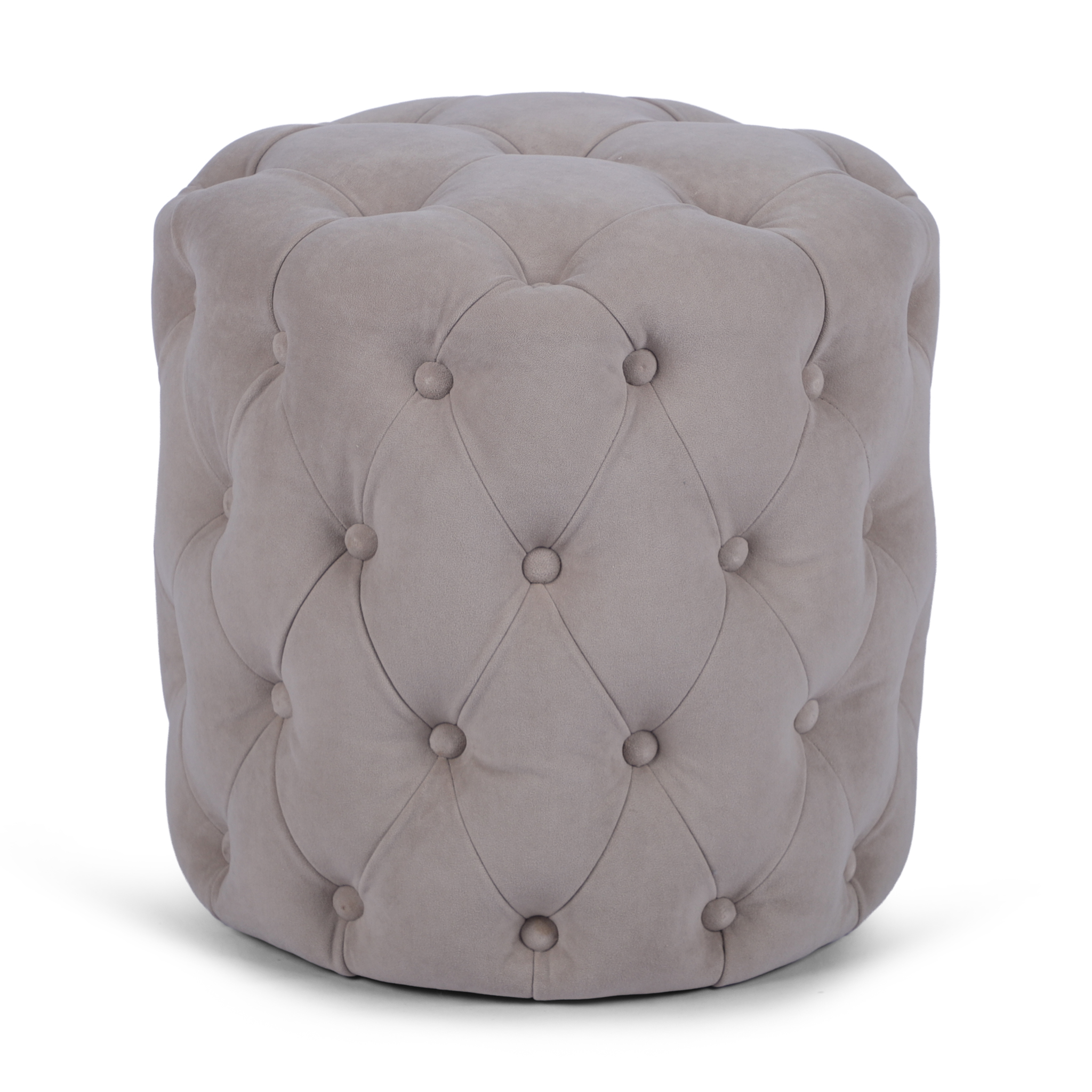 KINOKO Pouf Beige Velvet