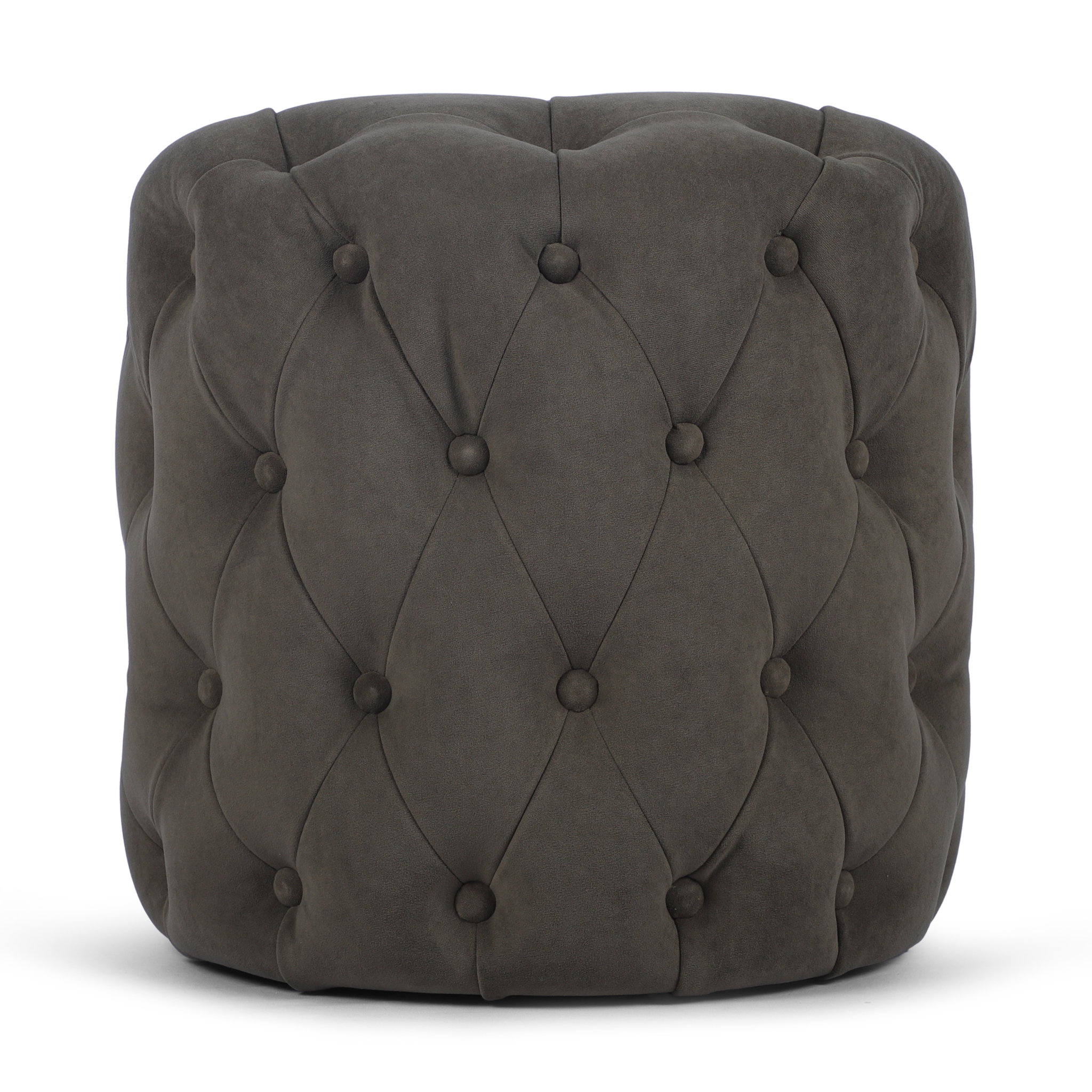 KINOKO Pouf Brown Velvet