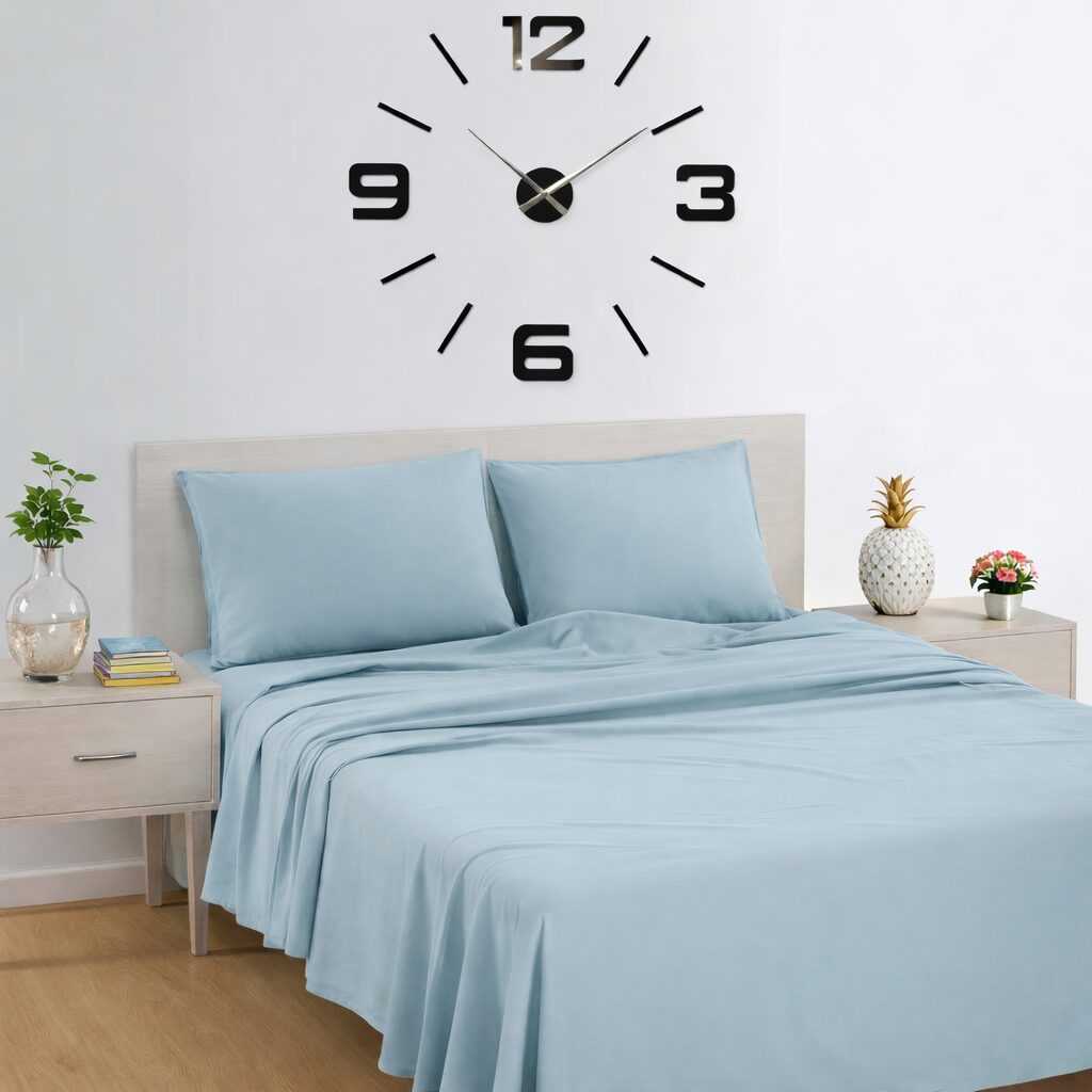 100% Cotton Bed Sheets set 5.0 Ft