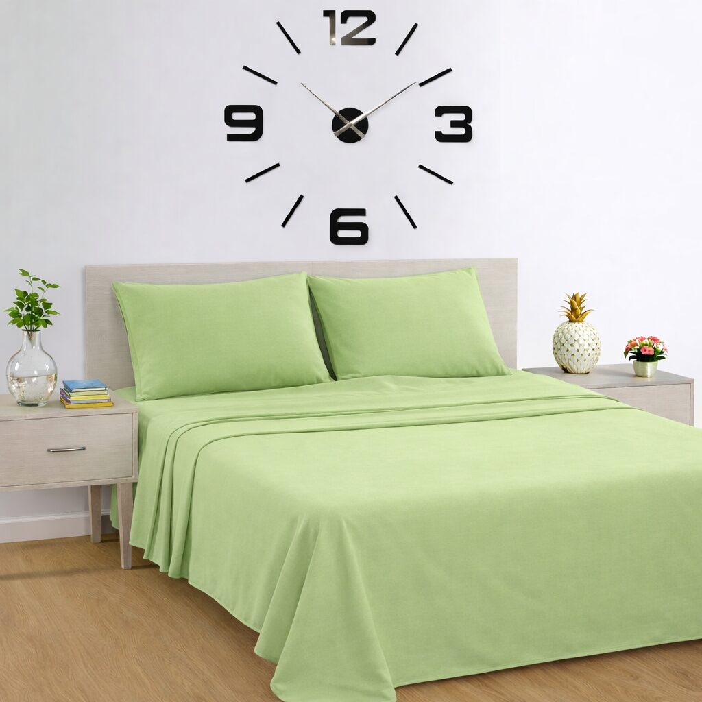 100% Cotton Bed Sheets set 3.0 Ft