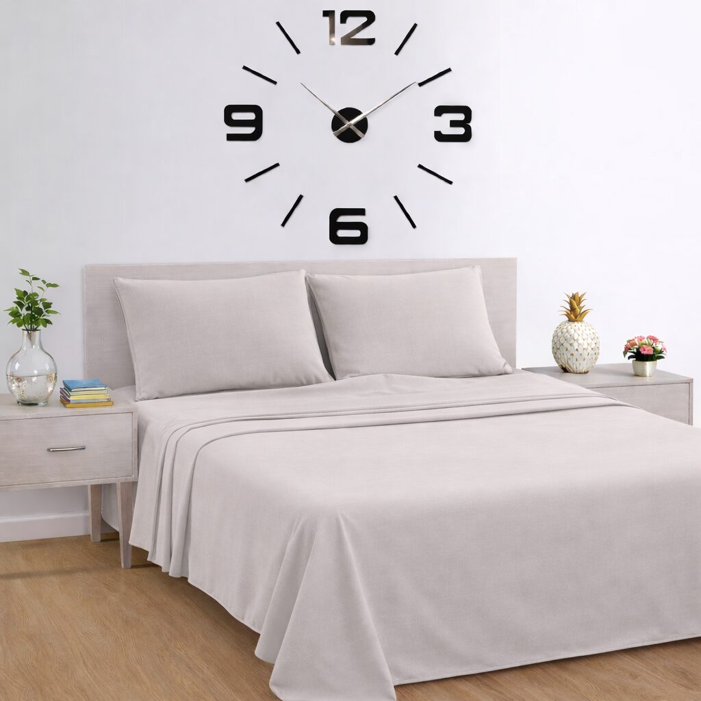 100% Cotton Bed Sheets set 5.5 Ft