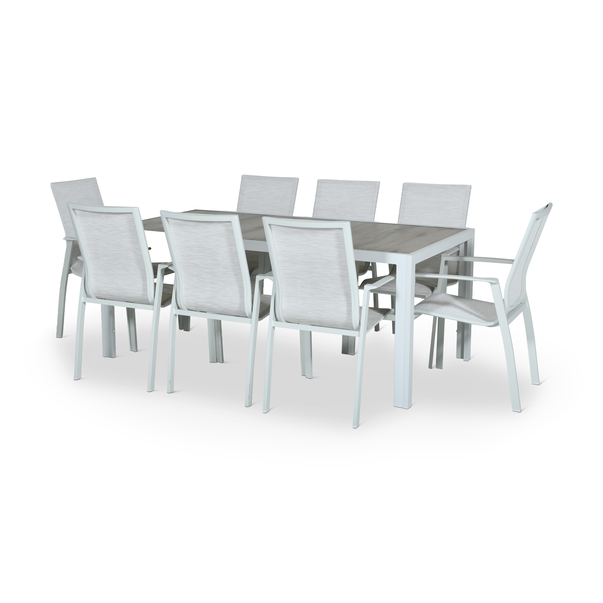 TUSCANY Outdoor Dining Set White